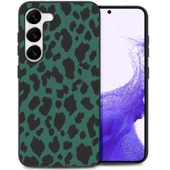 imoshion Design Hülle für das Samsung Galaxy S23 - Leopard - Grün / Schwarz