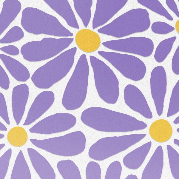 imoshion  Design Hülle für das Samsung Galaxy S24 FE - Tropical Violet Flowers Connect