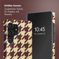 Selencia Vivid Back Cover Samsung Galaxy S25 Ultra - Pied-de-Poule