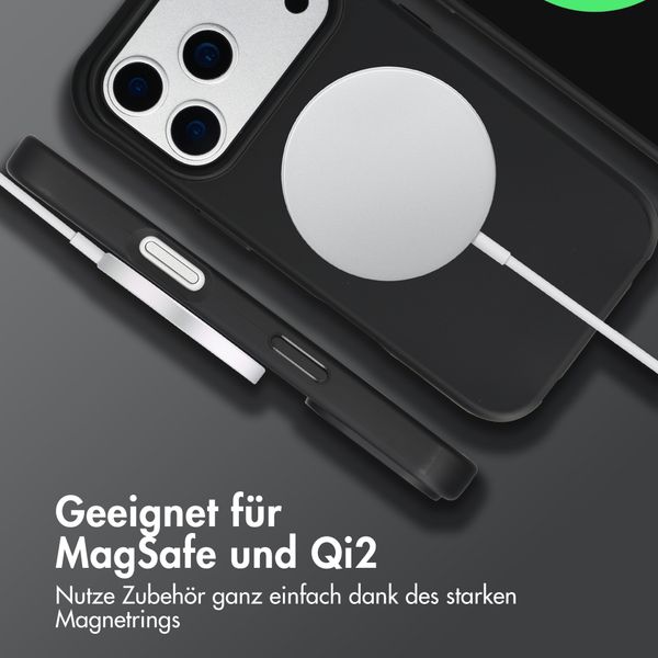 imoshion Color Backcover mit abnehmbarem Handykette und MagSafe Apple iPhone 17 Pro - Schwarz