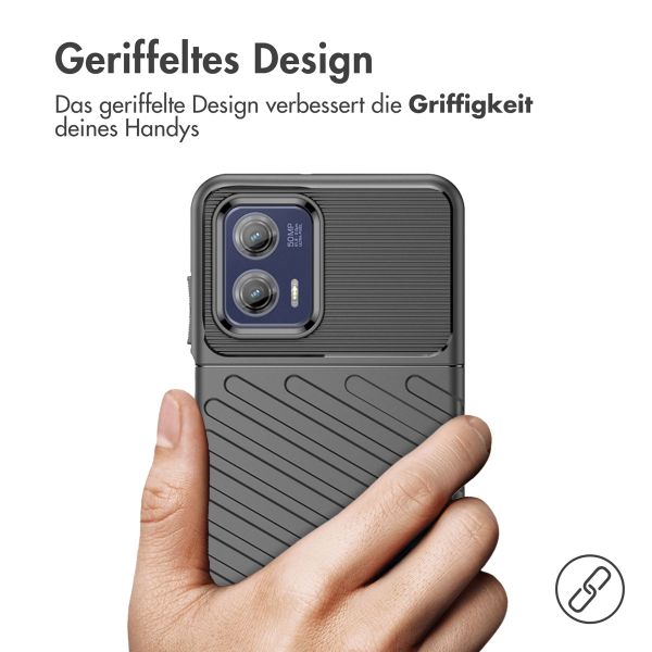 imoshion Thunder Backcover für das Motorola Moto G73 - Schwarz