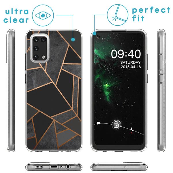 imoshion Design Hülle für das Samsung Galaxy A02s - Black Graphic