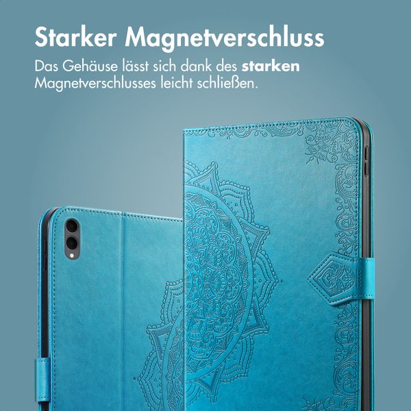 imoshion Mandala Klapphülle Samsung Galaxy Tab S11 Ultra - Türkis