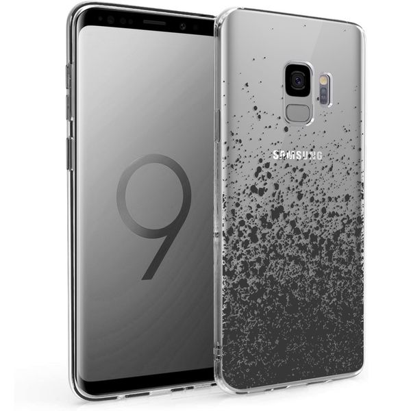 imoshion Design Hülle Samsung Galaxy S9 - Spritzer - Schwarz