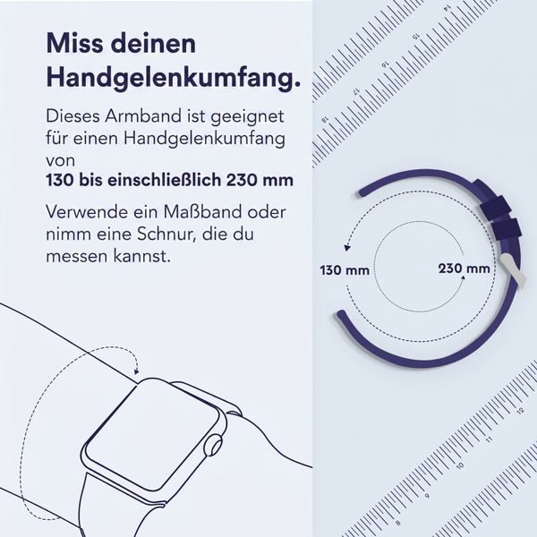 Vonmählen Classic Nylon Loop Armband für Apple Watch | 44/45/46/49 mm - Olive