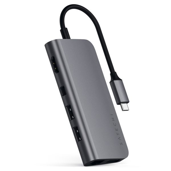 Satechi USB-C Multimedia Adapter | Multiport-Adapter für Laptops - Space Grau