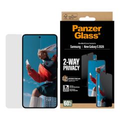 PanzerGlass Ultra Wide Fit Antibakterieller Screen Protector mit Sichtschutz inkl. Applikator Samsung Galaxy S26