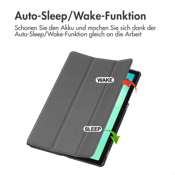 imoshion Trifold Klapphülle Samsung Galaxy Tab A11 Plus - Grau