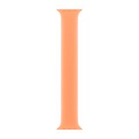Apple Silikon Solo Loop für  Apple Watch Series 1 - 9 / SE (38/40/41 mm) | Series 10 / 11 (42 mm) - Größe 5 - Orange Sorbet