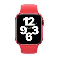 Apple Silikon Solo Loop für das  Apple Watch | 44/45/46/49 mm - Größe 6 - (Product) Red