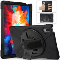 imoshion Tablet Cover mit Handriemen und Schulterriemen für das Lenovo Tab P11 Pro (2nd gen) - Schwarz