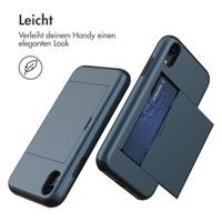 imoshion Backcover mit Kartenfach Apple iPhone Xr - Dunkelblau