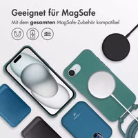imoshion Color Backcover mit abnehmbarem Handykette und MagSafe Apple iPhone 16e - Dunkelgrün