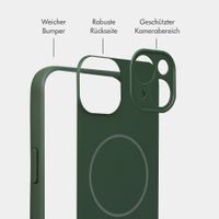 Accezz Grip Backcover mit MagSafe Apple iPhone 15 - Dunkelgrün