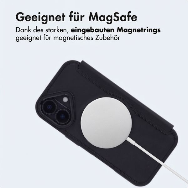 imoshion Transparente Bookcase mit MagSafe Apple iPhone 17 - Schwarz