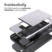 imoshion Backcover mit Kartenfach Apple iPhone 13 - Grau