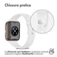 imoshion Silikon Sportarmband für Oppo Watch 46 mm - Weiß