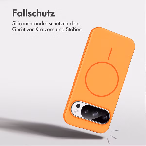 imoshion Color Backcover mit Thin MagSafe Ring Google Pixel 11 / 11 Pro / 10 / 10 Pro - Orange