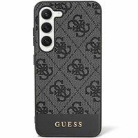 Guess Bottom Stripe 4G Back Cover Samsung Galaxy S24 Plus - Schwarz