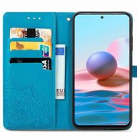 imoshion Mandala Klapphülle Xiaomi Redmi Note 10 (4G) / Note 10S - Türkis