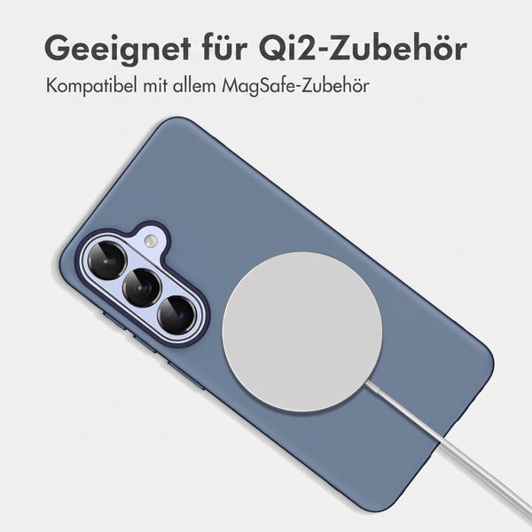 imoshion Color Backcover mit Thin MagSafe Ring Samsung Galaxy S26 - Dunkelblau