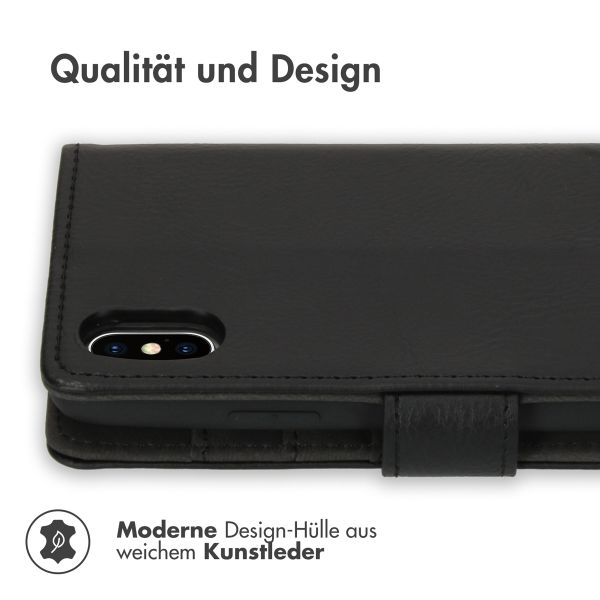 imoshion Luxuriöse Klapphülle iPhone Xs / X - Schwarz