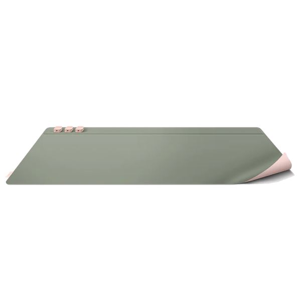 Uniq Hagen Wende-Büromatte - Blush Pink / Mist Green