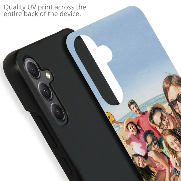 Gestalte deine eigene Hardcase Hülle Samsung Galaxy A34 (5G) - Schwarz