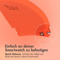 imoshion Flexibles Silikonarmband - Universeller 20-mm-Anschluss - Orange