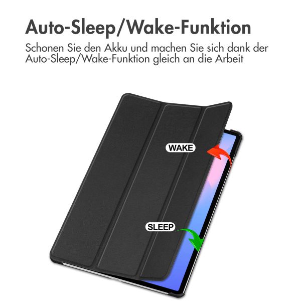 imoshion Trifold Klapphülle Samsung Galaxy Tab S10 FE Plus - Schwarz