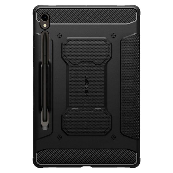 Spigen Rugged Armor Pro Klapphülle für das Samsung Galaxy Tab S9 11.0 Zoll - Schwarz