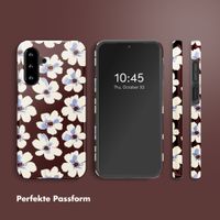 Selencia Vivid Back Cover Samsung Galaxy A17 (5G) / (4G) - Choco Flower Pop