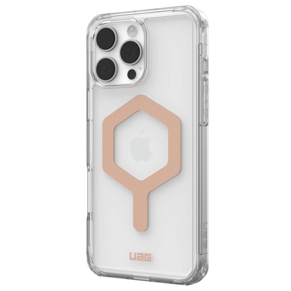 UAG Plyo Backcover MagSafe für das iPhone 16 Pro Max - Ice / Rose Gold