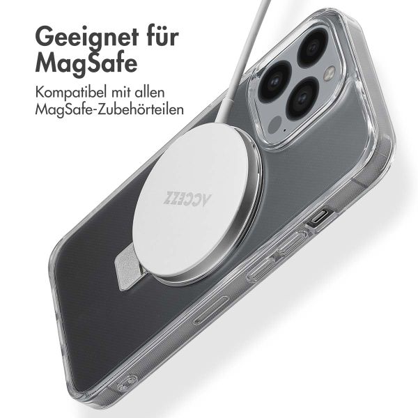 Accezz Ring Stand Backcover mit MagSafe für das iPhone 13 Pro - Transparent