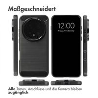 imoshion Brushed Back Cover Honor Magic8 Pro - Schwarz