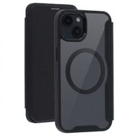 imoshion Transparente Bookcase mit MagSafe Apple iPhone 15 - Schwarz