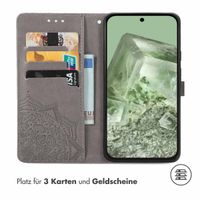 imoshion Mandala Klapphülle Google Pixel 8a - Grau