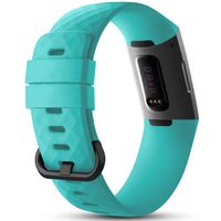 imoshion Silikonband für das  Fitbit Charge 3 / 4 - Hellblau