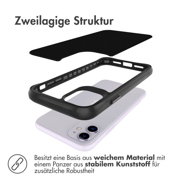 imoshion Rugged Hybrid Carbon Case für das Apple iPhone 11 - Black