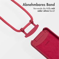 imoshion Color Backcover mit abnehmbarem Handykette und MagSafe Samsung Galaxy S24 / S25 - Red Raspberry