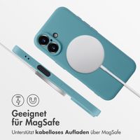 imoshion Color Back Cover mit MagSafe für das iPhone 16 - Smoke Green