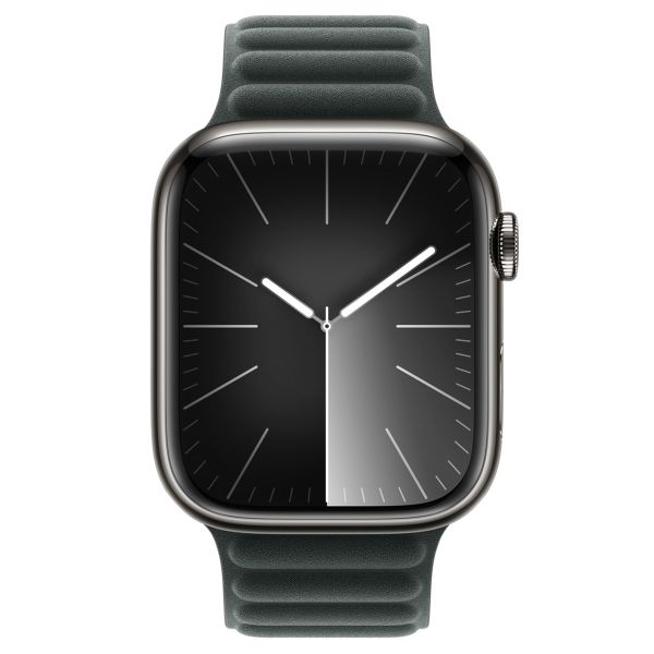Apple Armband mit Magnetverschluss FineWoven für das  Apple Watch Series 1 t/m 11 / SE / Ultra (44/45/46/49 mm) - Größe M/L - Evergreen