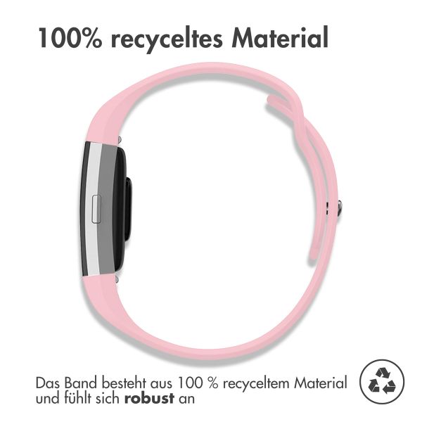 imoshion Silikonband Sport für das Fitbit Charge 2 - Rosa  /  Mintgrün