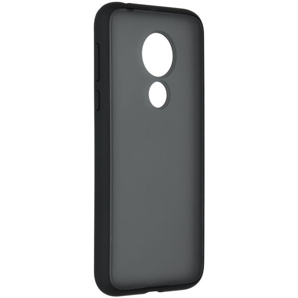 imoshion Frosted Backcover Schwarz für das Motorola Moto G7 Power