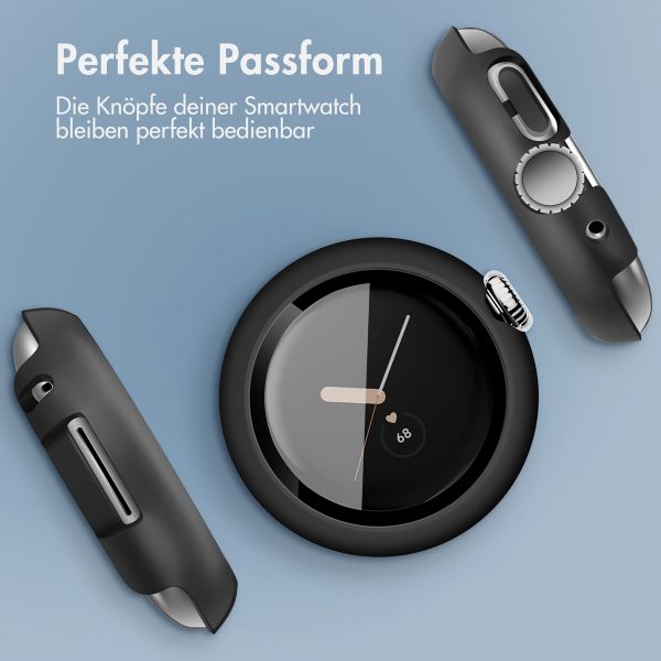 imoshion Full Cover Hard Case Google Pixel Watch / Watch 2 / Watch 3 / Watch 4 (41 mm) - Schwarz