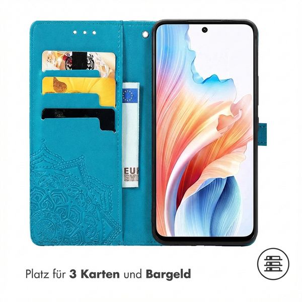imoshion Mandala Klapphülle Oppo A79 - Türkis