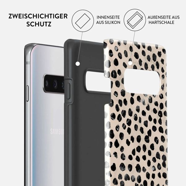 Burga Tough Back Cover für das Samsung Galaxy S10 - Almond Latte