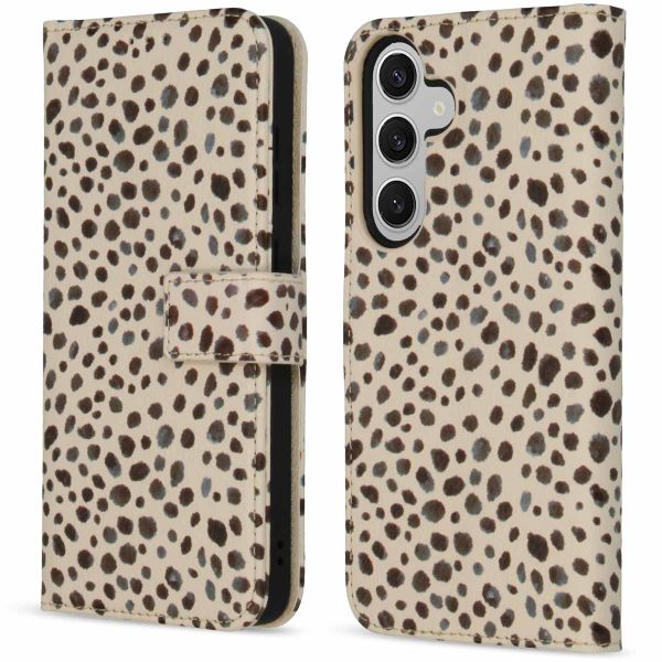 imoshion Design Klapphülle für das Samsung Galaxy S24 Plus - Black And White Dots