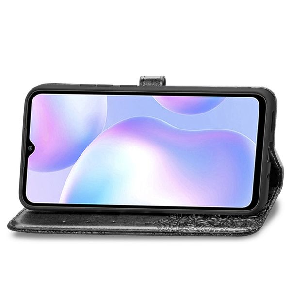 Mandala Klapphülle Xiaomi Redmi 9A - Schwarz