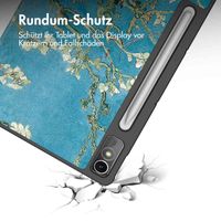 imoshion Design Trifold Klaphülle Lenovo Tab P12 - Green Plant